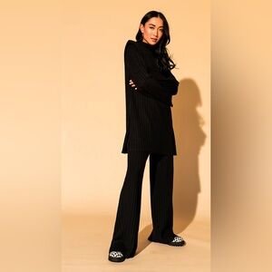 Dressed in LaLa New Era Lux Knit Set in Black XL